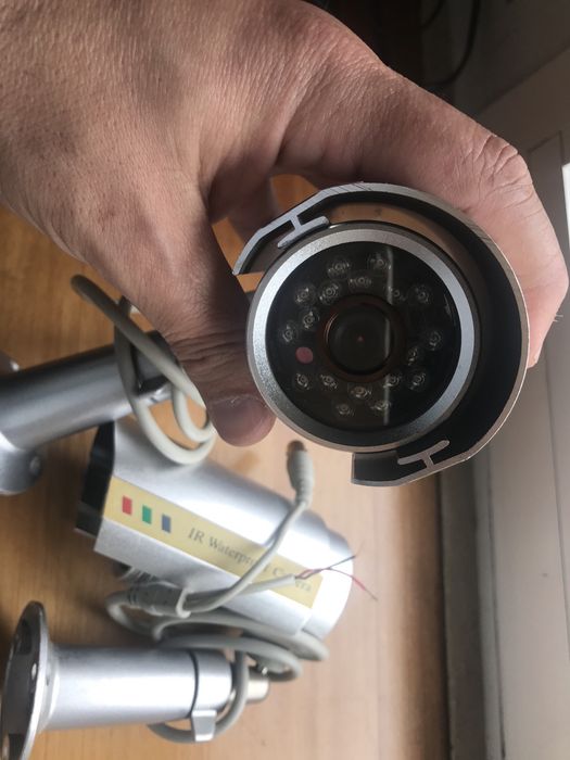2 camerAs video vigilancia exteriores a prova  de agua
