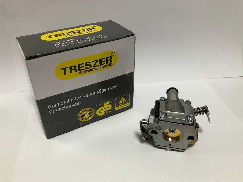 Карбюратор бензопила Stihl 180 Штіль 18 виробник Трезер /Trezer 018