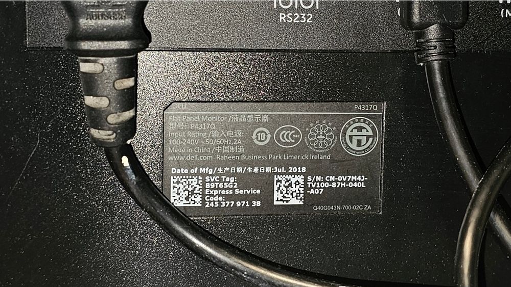 Dell 43" 4K  IPS P4317Q  LED 3840 x 2160 teraz 34 :)