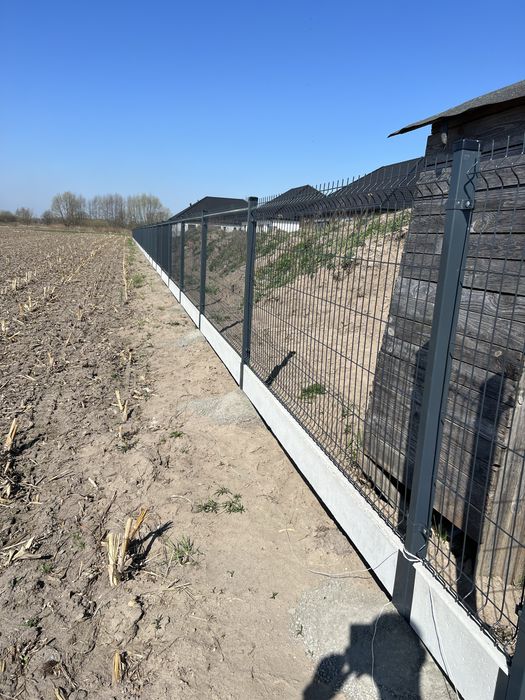 Ogrodzenia panelowe150 i 170cm tymczasowe siatka leśna lub deski