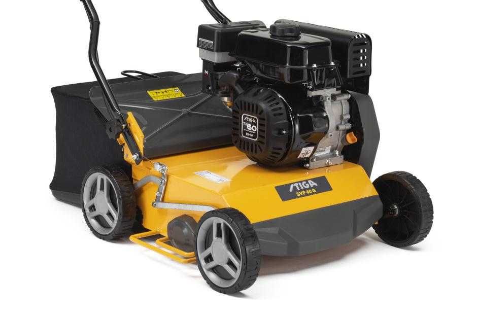 Wertykulator spalinowy SVP 40 G moc 4kW 32 ostrza kosz 50L