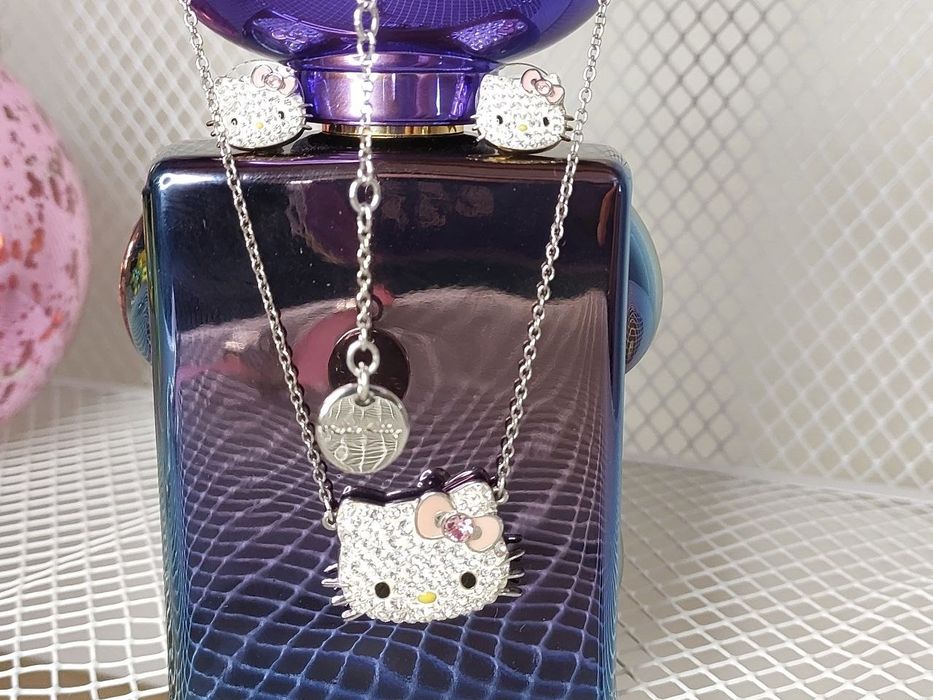 Комплект оригінал Swarovski / Сваровські  | Лімітована Hello Kitty
