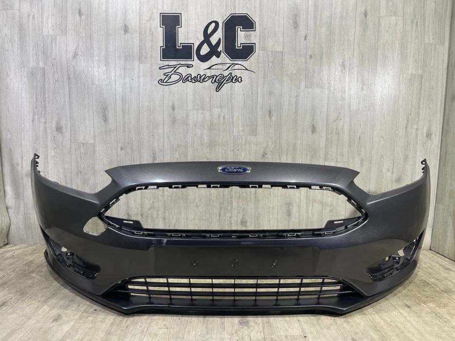 Бампер передний Ford Focus MK3 \ 2014 - 2019 г. / F1EB-17757-AJ