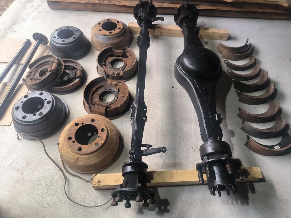 Прицеп балка і міст на причеп до трактора мінітрактора і іншої техніки