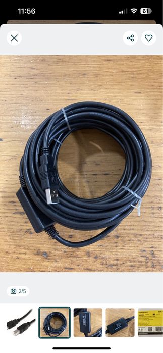 Startech Cabo usb a Macho - Usb B Macho preto - Novo