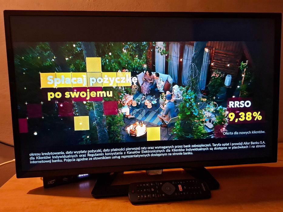 Telewizor z wbudowanym dekoderem dvb-t2 hevc LED 32 cale Philips