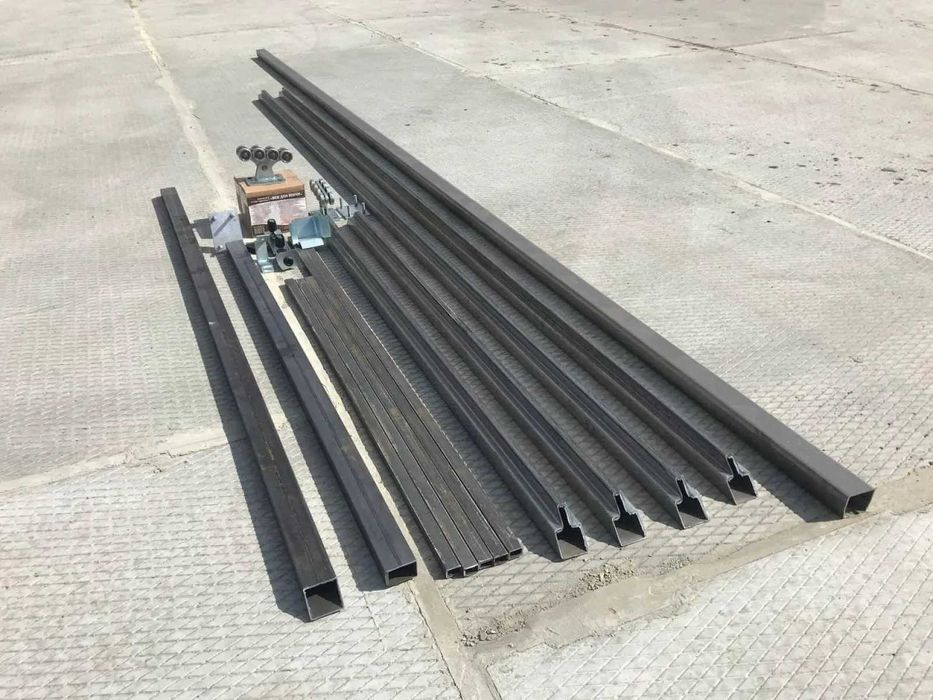 Фурнітура, Ролики, Рельса, Відкатні ворота, Констуктор воріт