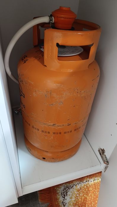 Esquentador usado com bilha