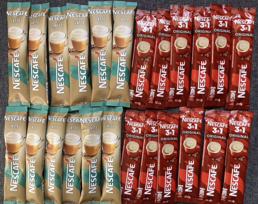 Напій кавовий розчинний Neskafe 3 в 1  latte original