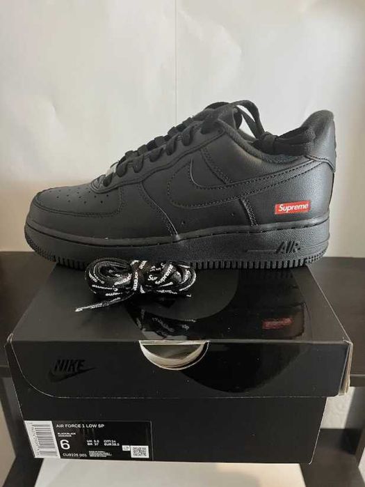 Nike_Air_Force_1_Low_Supreme_Black R.37