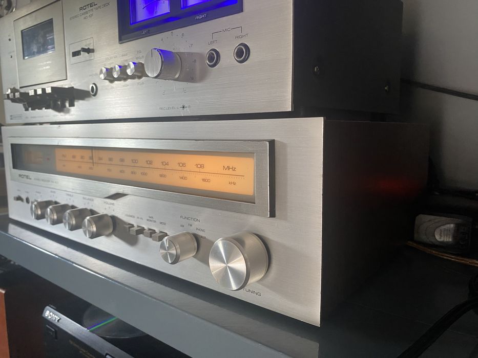 Zestaw Rotel amplituner plus deck