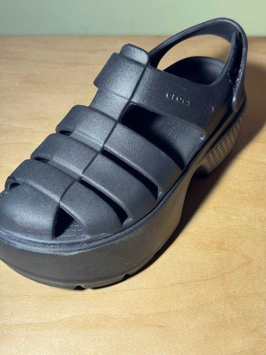 Босоніжки Crocs Stomp Fisherman чорні 38 розмір