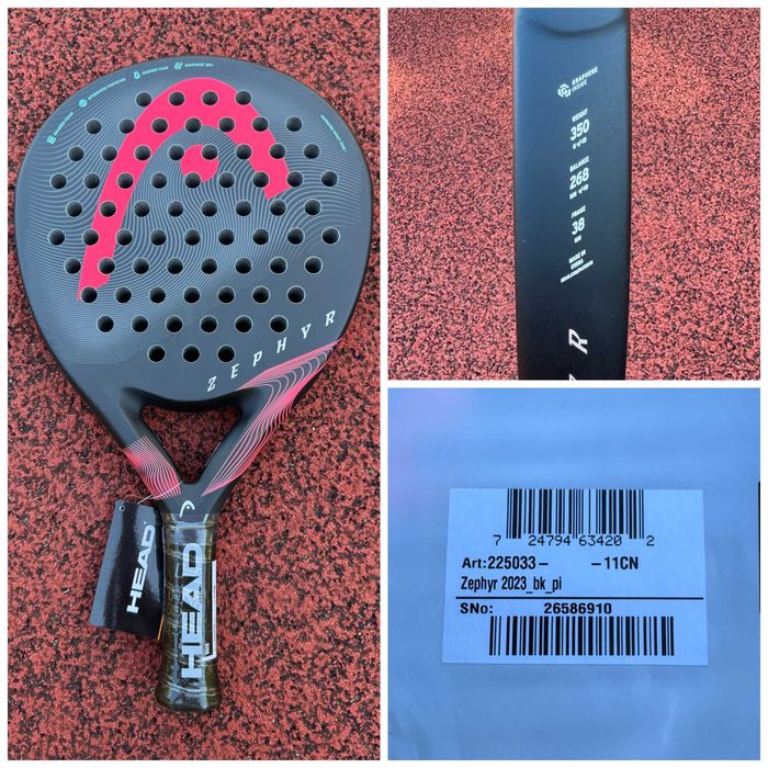 Ракетка Padel HEAD Evo Speed, Vibe, Zephyr
