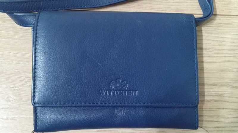 Granatowa mini torebka Wittchen