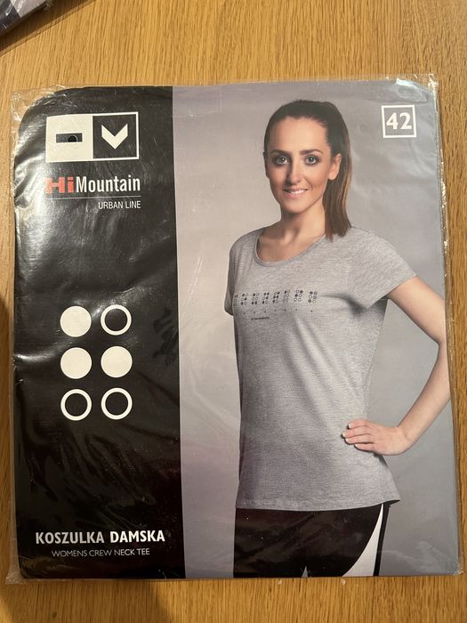 Koszulka damska szara 42