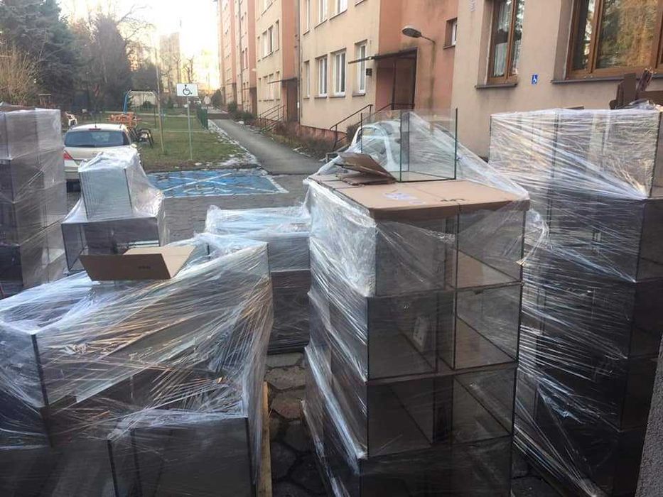 Akwarium proste 80x40x35 - 112 litrów float