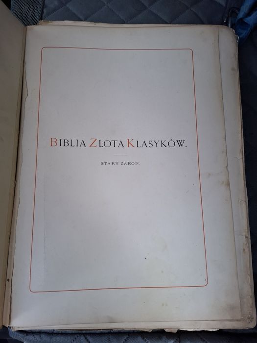 Biblia 1898 rok  piekne wydanie