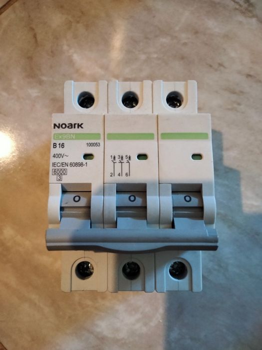 Автоматичний вимикач Noark B16. Автомат електро