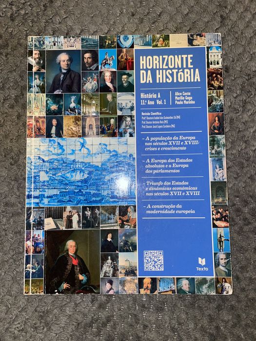 Manual escolar “Horizonte da História” - 11.º Ano