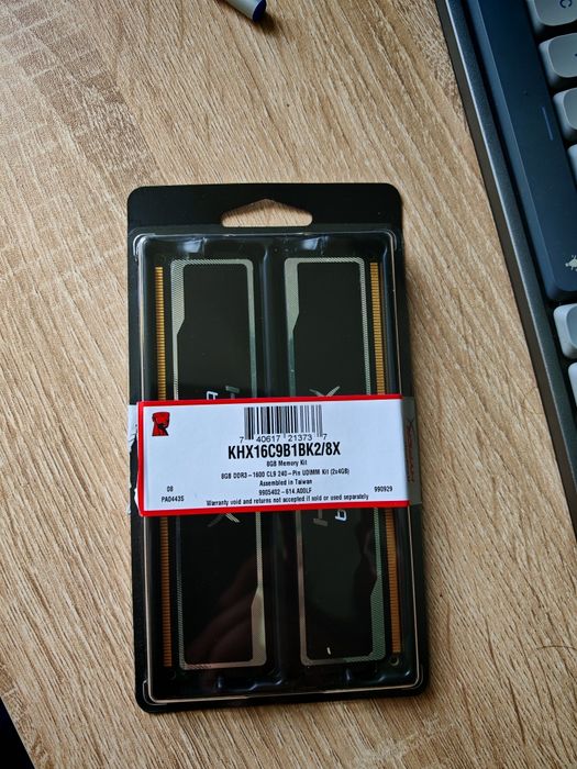 Kingston Hyper X - 8 GB (2x4GB) RAM