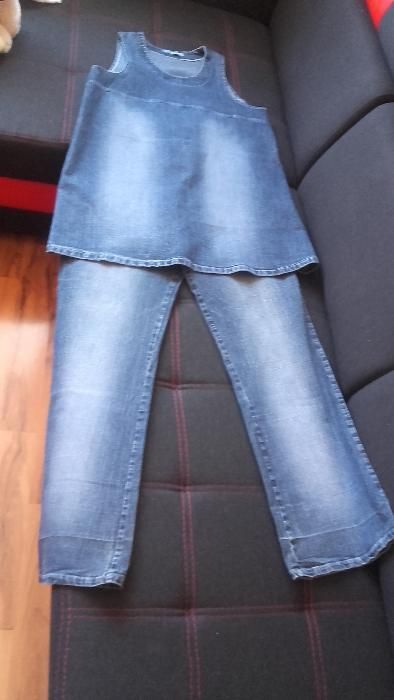 Komplet Ciążowy Jeans XL