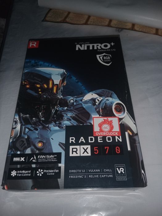 Sapphire Nitro+ Radeon RX 570 8GB GDDR5 | Пломбы | Коробка