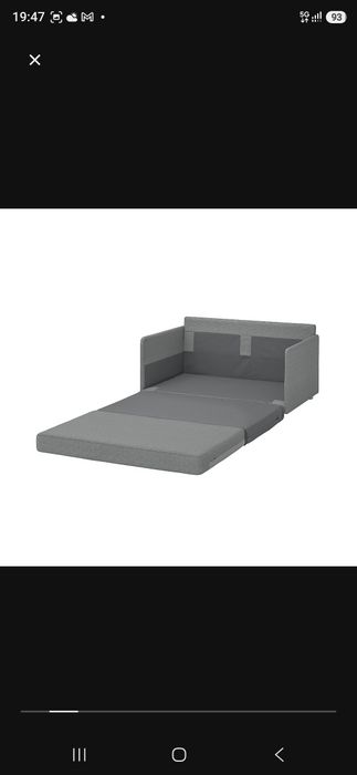 SOFA CAMA  NOVO *  Cinza capas extraíveis