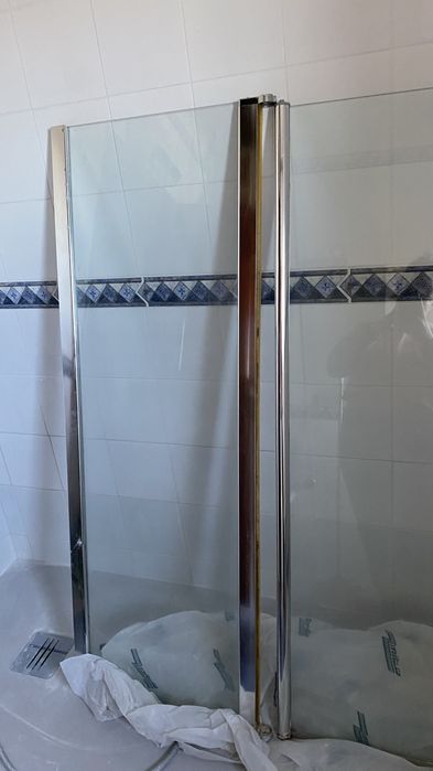 Vidro duche móvel