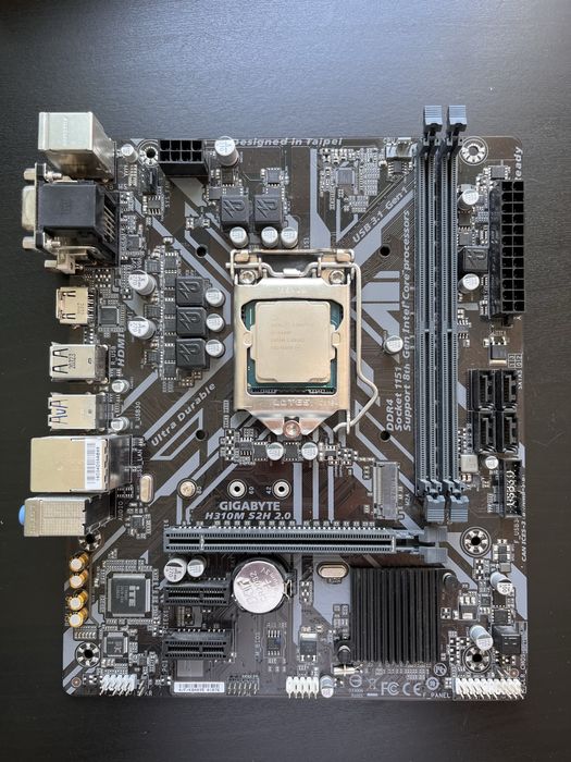 Płyta główna Gigabyte H310 S2H 2.0 + intel core i5-9400F
