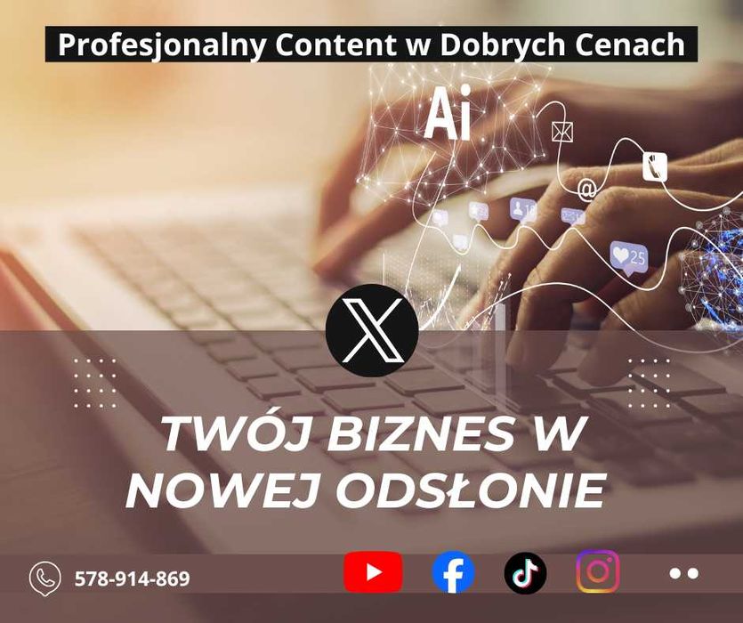 Nagrywanie dronem Tarnów | Prowadzenie Social Media | Tworzenie rolek!