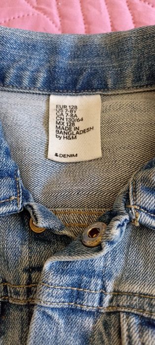 Kurtka jeansowa 128
