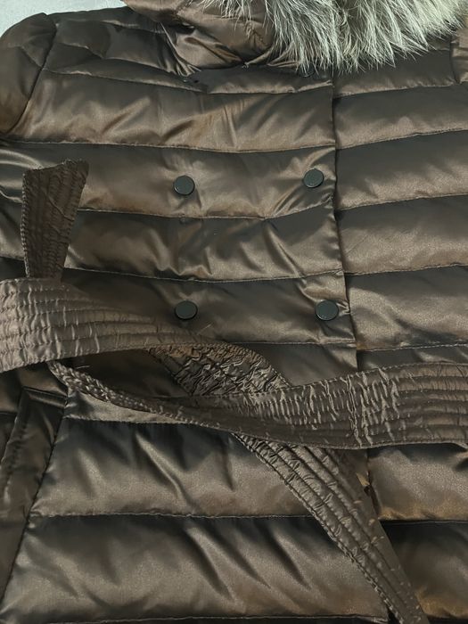 Kurtka z puchem i lisem  34 ochnik