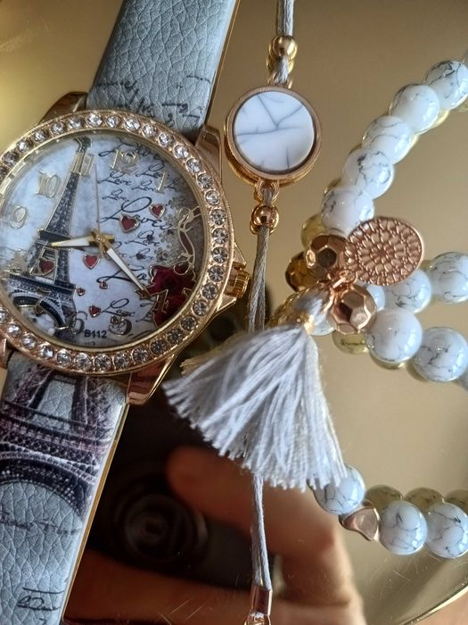 Zegarek+Bransoletki/Nowy