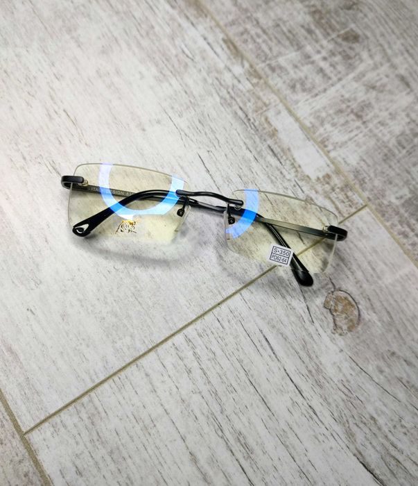 Окуляри без оправні Скло|Полікарбонат  +-0|1|2|3|4|5|6|7|8|9|10|11|12|