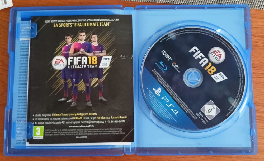 Fifa 18  gra na PS4