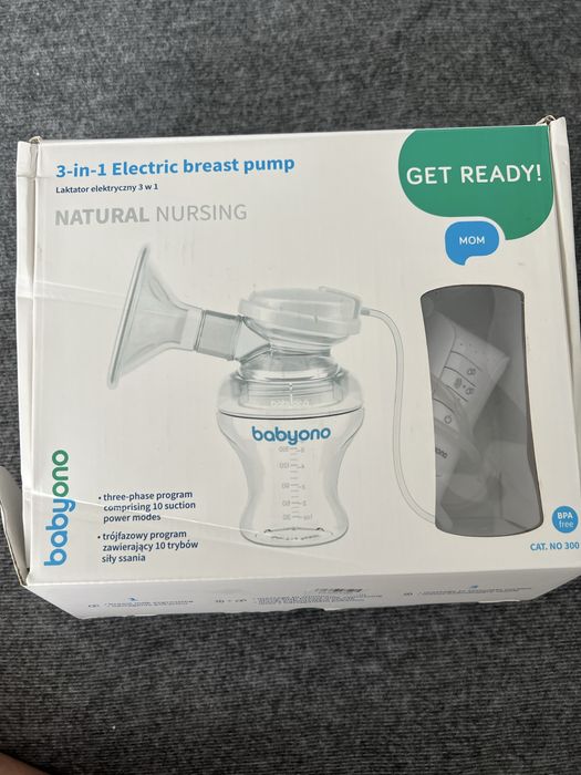 Молоковідсмоктувач BabyOno Natural Nursing 3в1 електричний