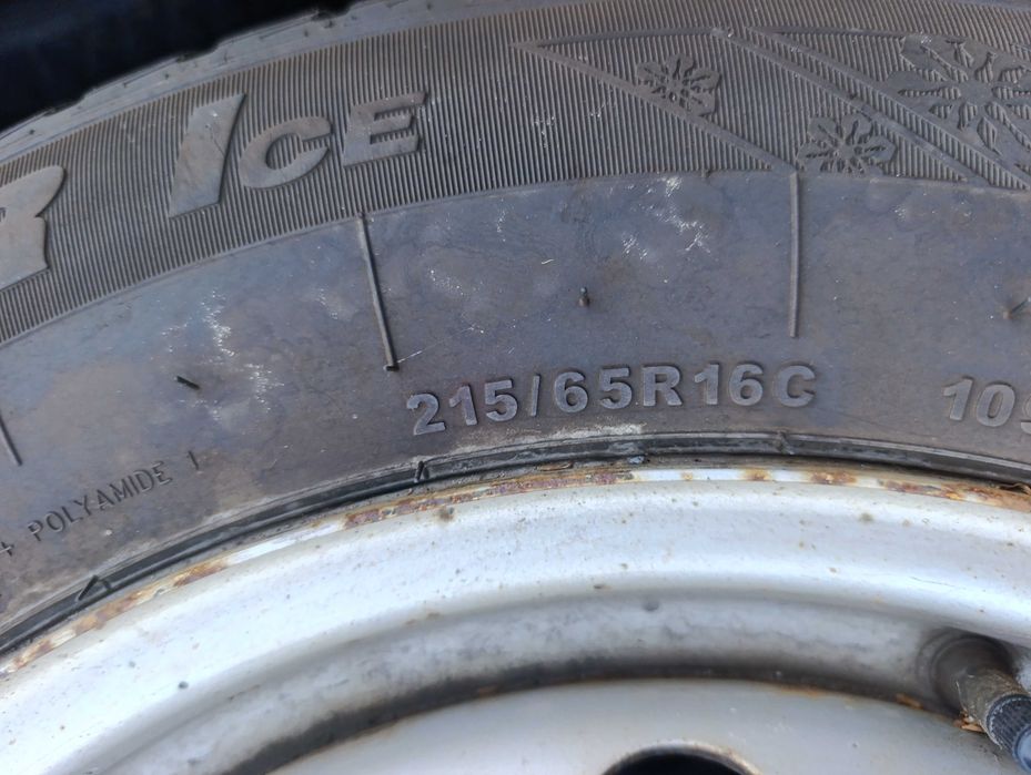 Koła VW T5 T6 5x120 opony 215/65/16C zima zimowe z kolcami 2024r.