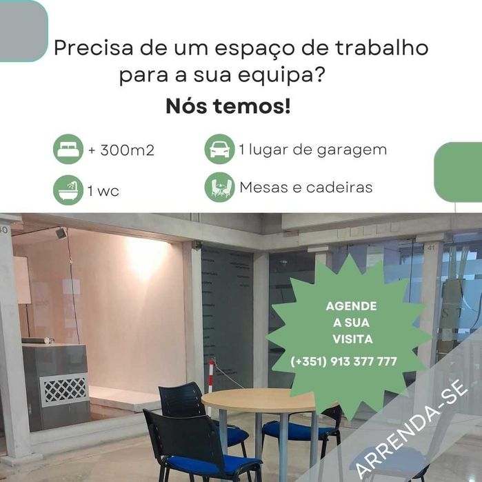 Espaço de coworking para  arrendar : Avenida Joao XXI Lisboa..