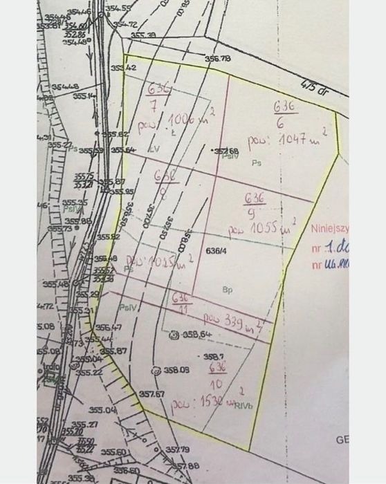 5 działek 130zl metr (do negocjacji)