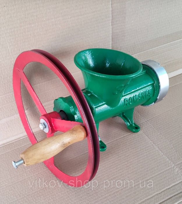 Мясорубка чугунная 32, мясорубка промишленная с шкивом под мотор 32