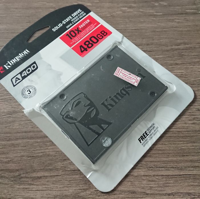 SSD Kingston 480Gb, SA400S37, Taiwan