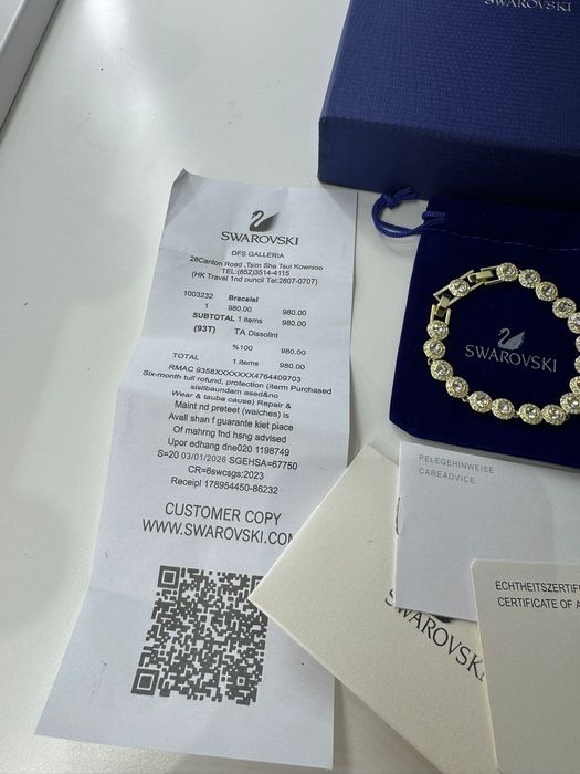 Conjunto Swarovski Angelic Set - Novo com fatura