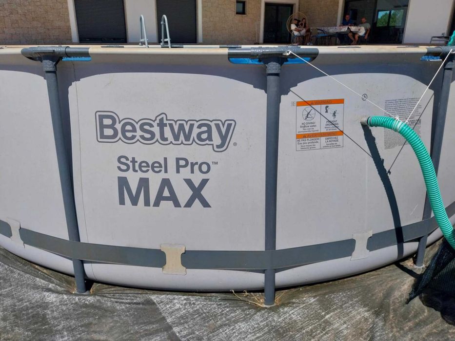 Piscina BESTWAY PRO MAX 4,50x1,20mt alt.+ Bomba Areia+Escada