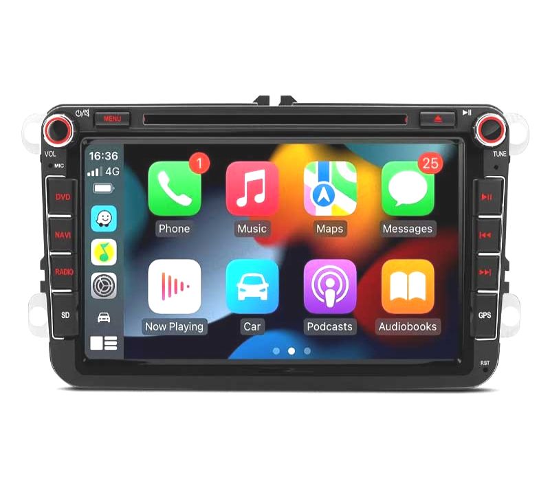 AUTO RADIO GPS ANDROID 14 PARA VOLKSWAGEN VW GOLF POLO PASSAT CADDY TOURAN USB GPS TACTIL HD