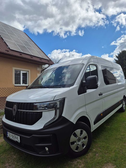Wynajem Renault Master Furgon 7 osobowy + Paka 3m / Dostawczy / FV VAT