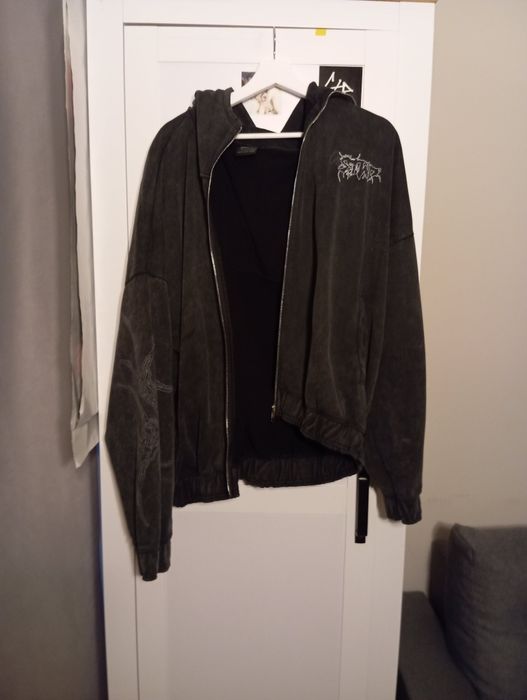 Bluza Czarna z efektem Sprania STWD