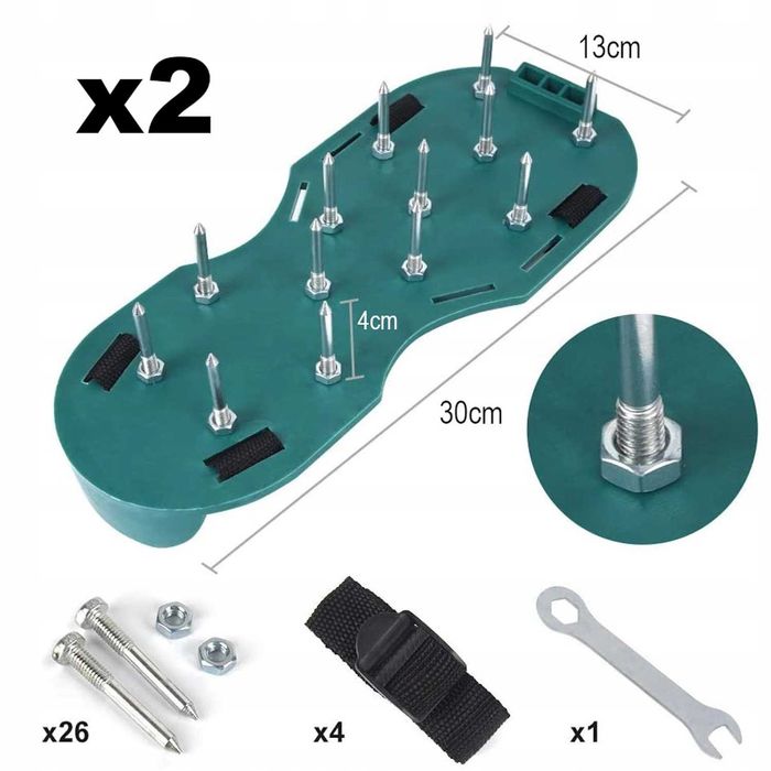 aerator wertkulator do trawników napowietrzania kolce na buty areator