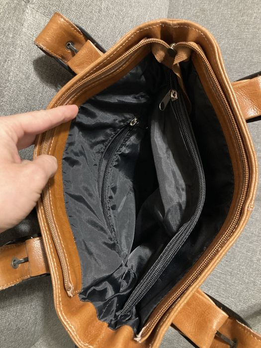 Duża torebka skórzana