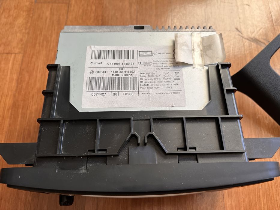 Radio smart 451 Bosch Original 100 funcional