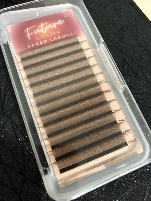 Gotowe kępki brązowe 4D 0.07 mix 8-15 skret D